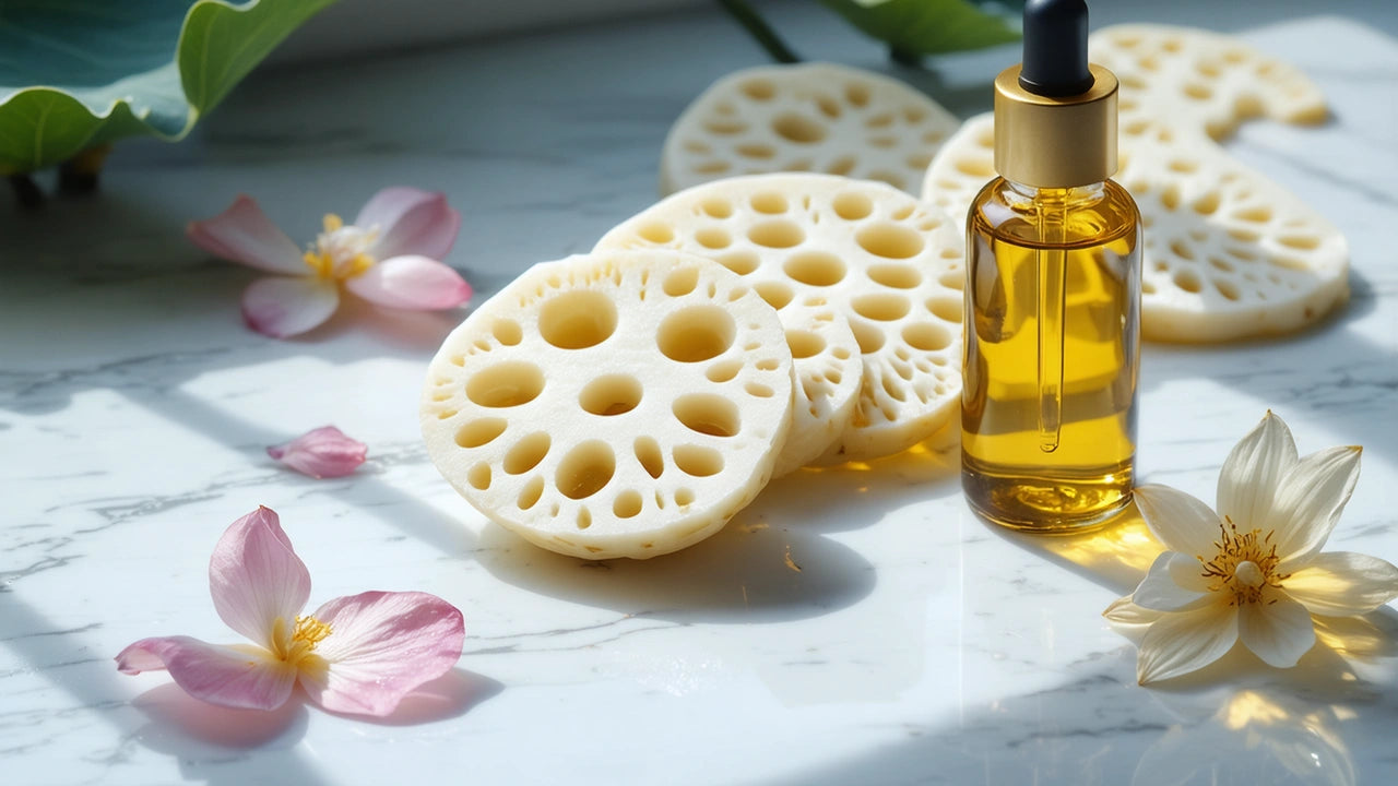 कमल की जड़ के फायदे त्वचा के लिए - Hindi - Quench Botanics