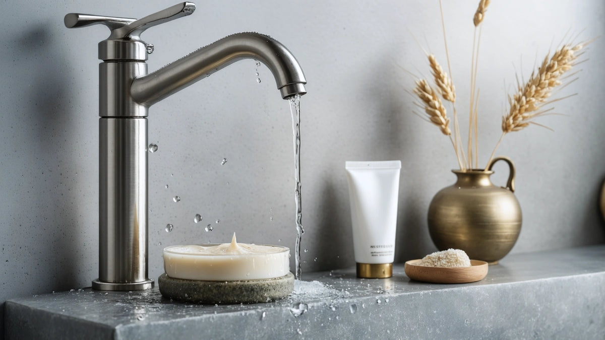hard water skincare routine - English - Quench Botanics