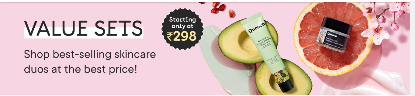 Value sets for skincare routine