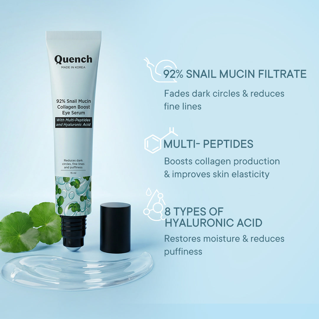 Quench 92% Snail Mucin Collagen Boost Eye Serum