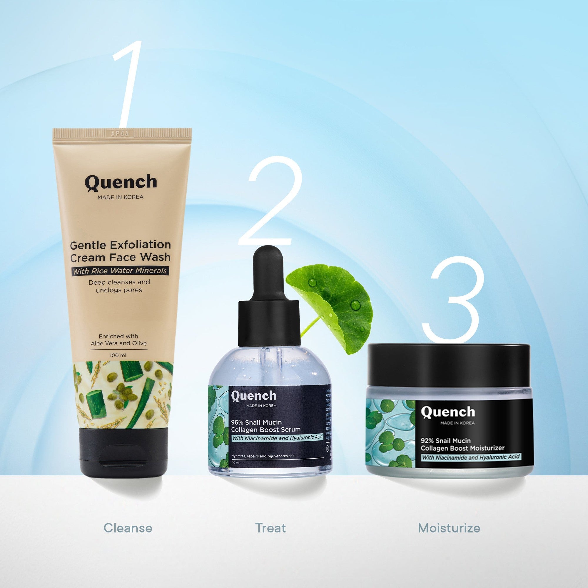 92% Snail Mucin Collagen Boost Moisturizer with Niacinamide & Hyaluronic Acid - 10 ml (Mini)