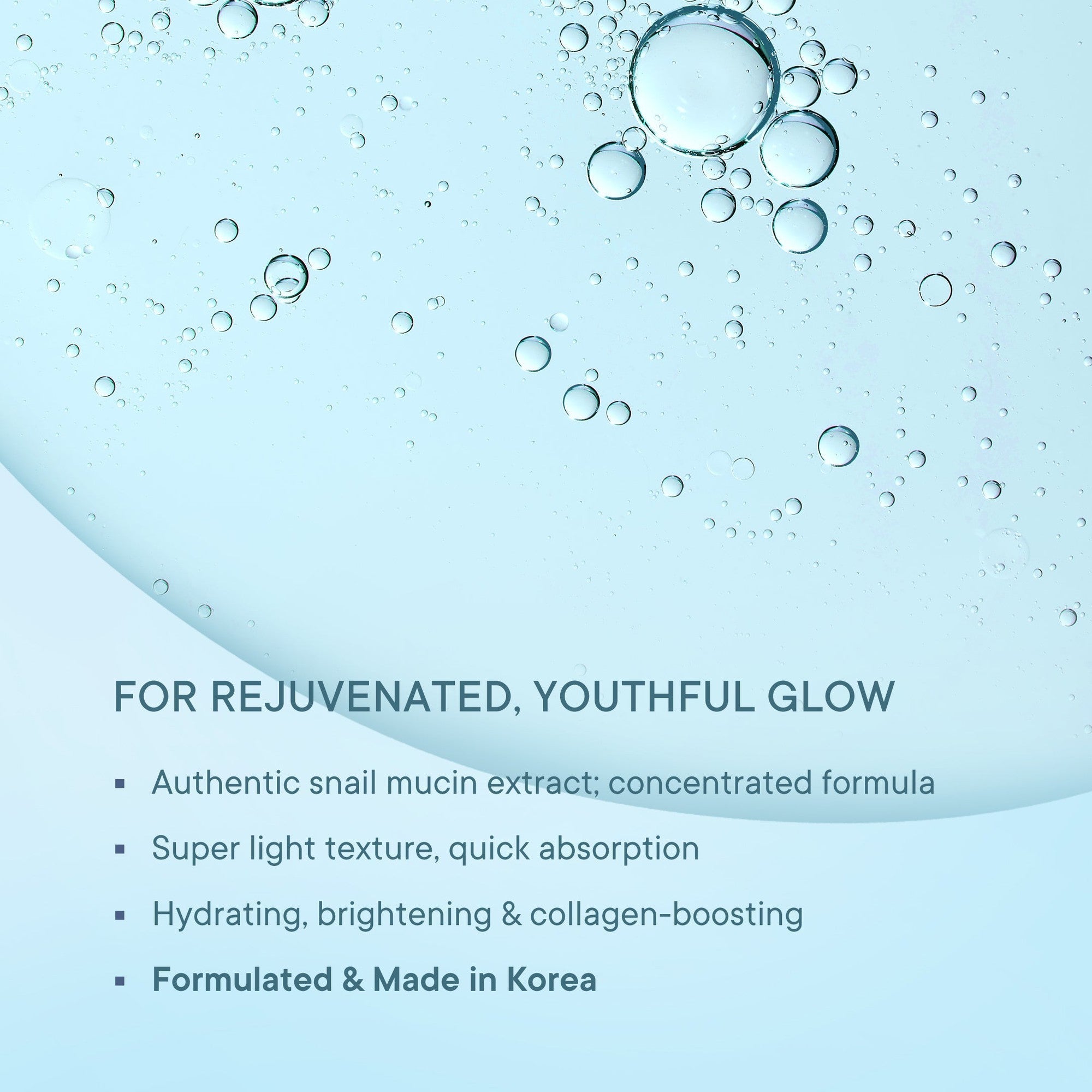 96% Snail Mucin Collagen Boost Serum with Niacinamide & Hyaluronic Acid - 10 ml (Mii)