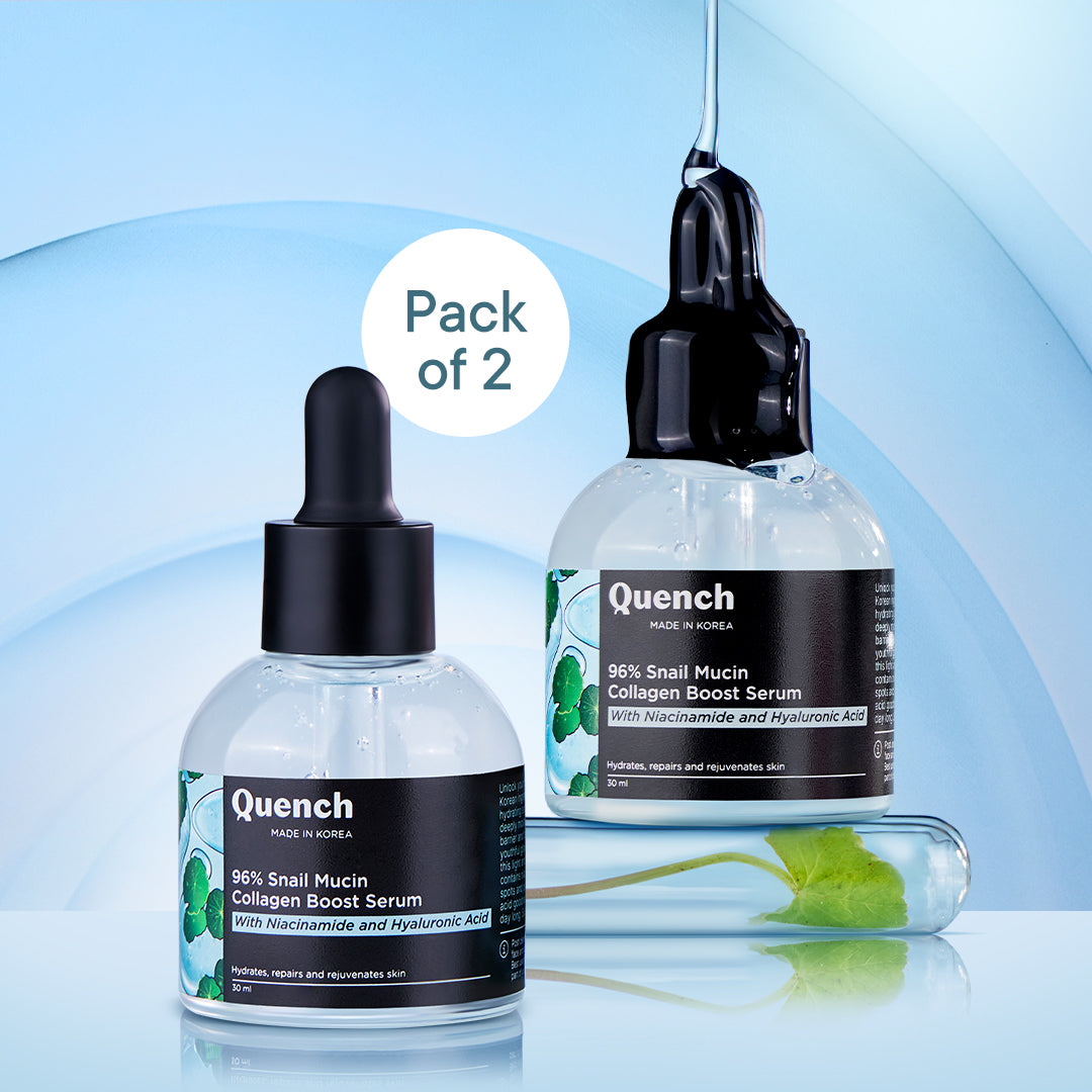 96% Snail Mucin Collagen Boost Serum with Niacinamide & Hyaluronic Acid - 10 ml (Mii)