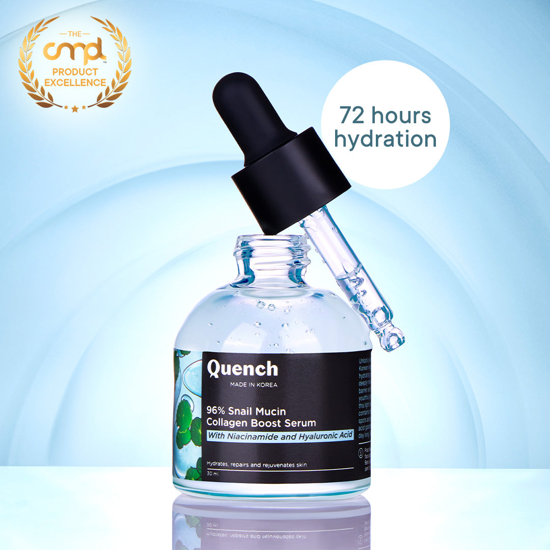 96% Snail Mucin Collagen Boost Serum with Niacinamide & Hyaluronic Acid - 10 ml (Mii)