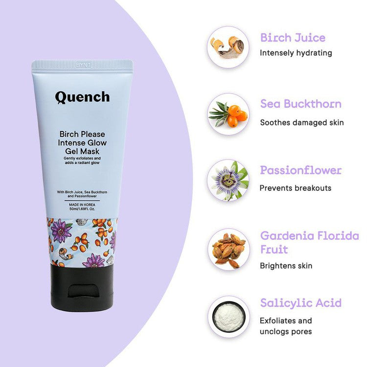 Birch Please Intense Glow Gel Mask - 50 ML (Gift)