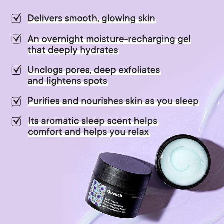 Birch Please Intense Hydration Water Sleeping Mask Mini - Pack of 2