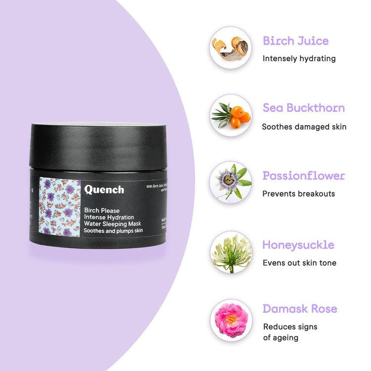 Birch Please Intense Hydration Water Sleeping Mask Mini - Pack of 2