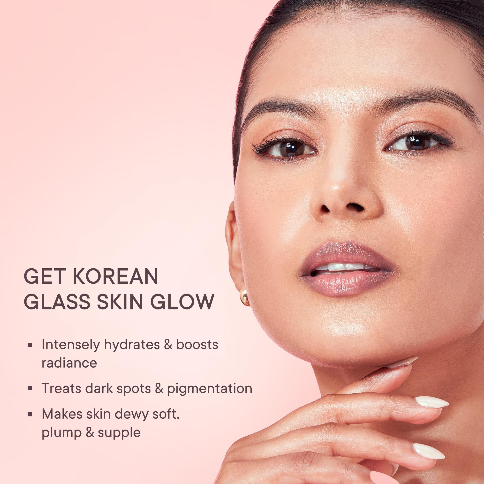 Cherry Blossom Glass Skin Serum With 10% Niacinamide and Hyaluronic Acid - 30 ML