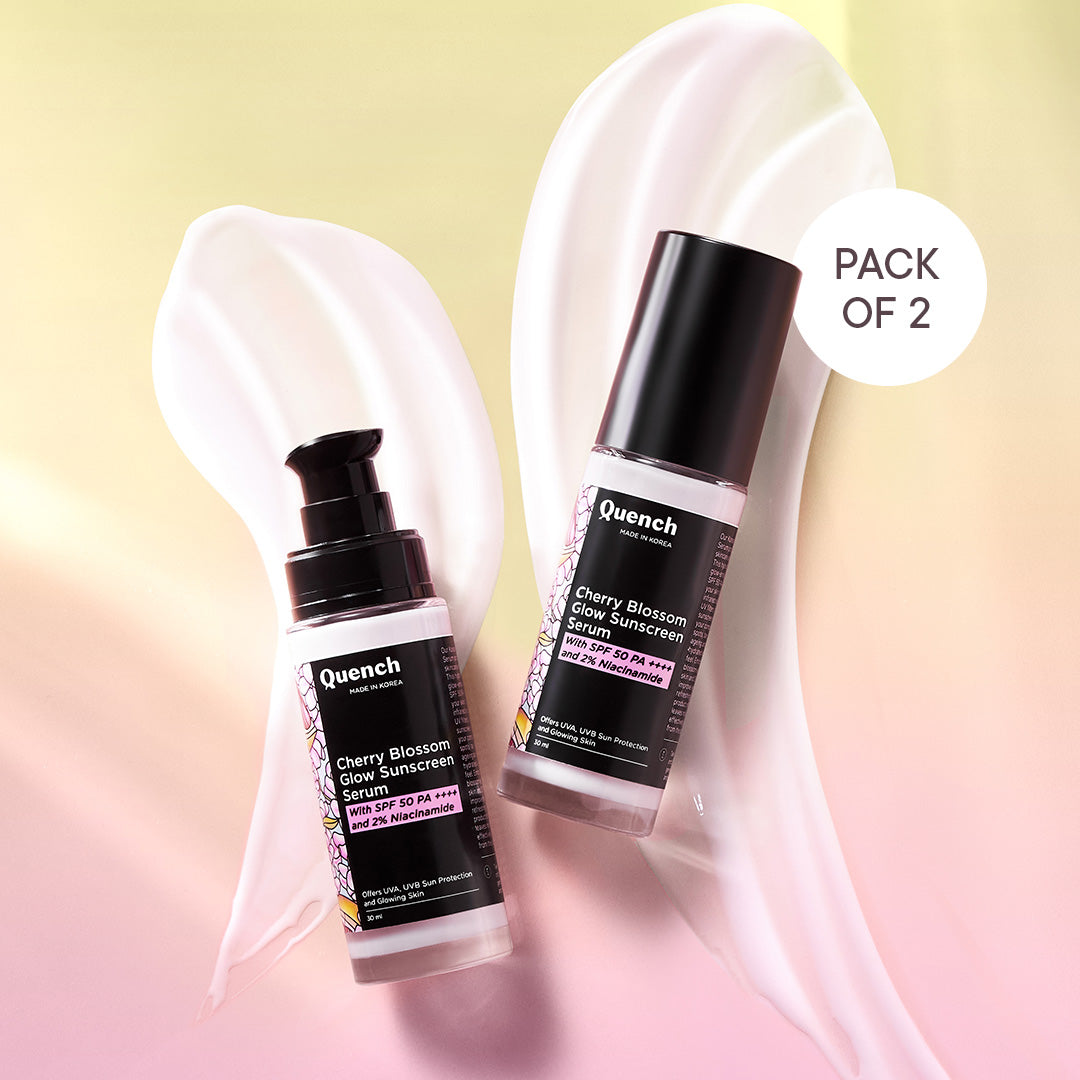 Cherry Blossom Glow Sunscreen Serum with 2% Niacinamide