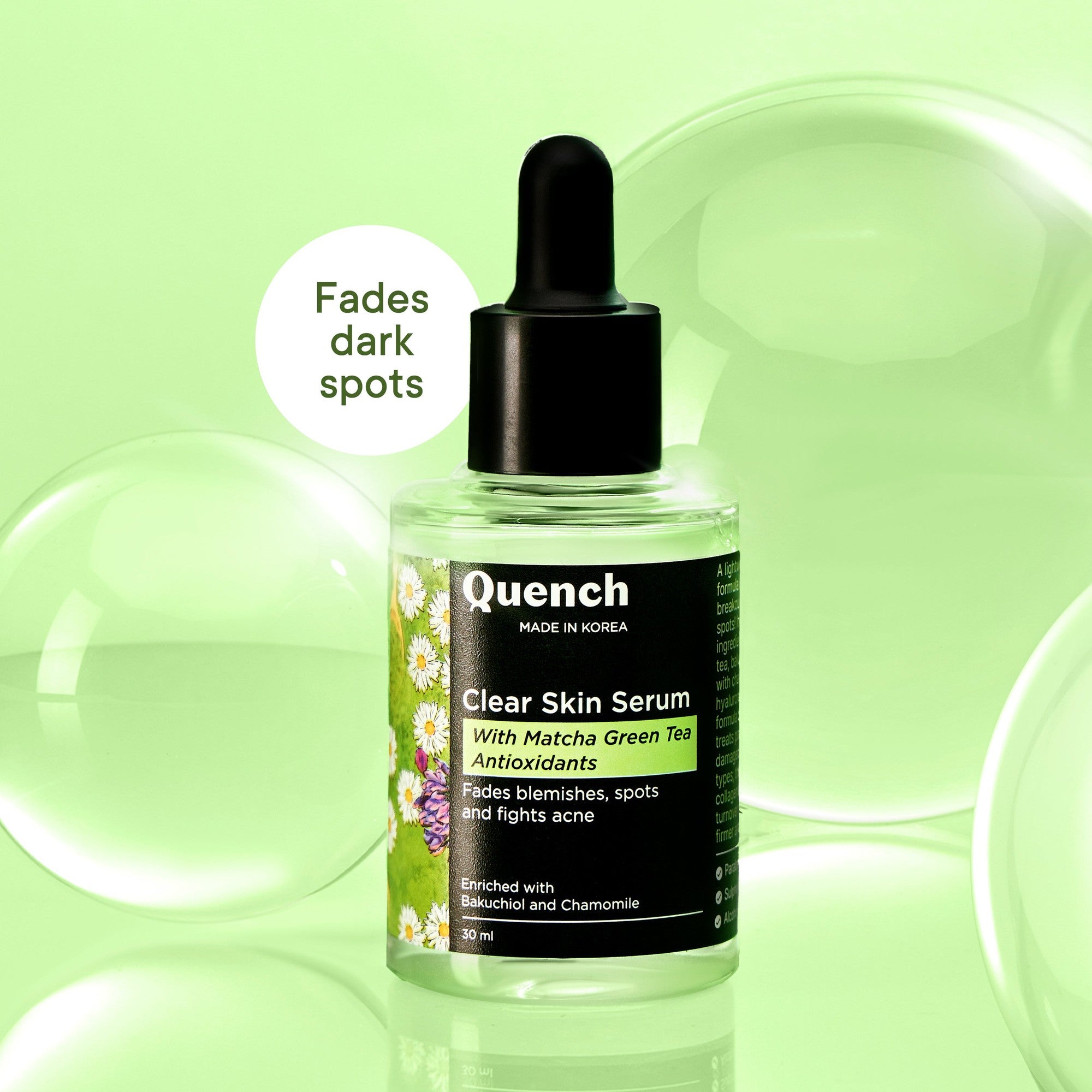 Clear Skin Serum with Matcha Green Tea Antioxidants - 30 ML Free