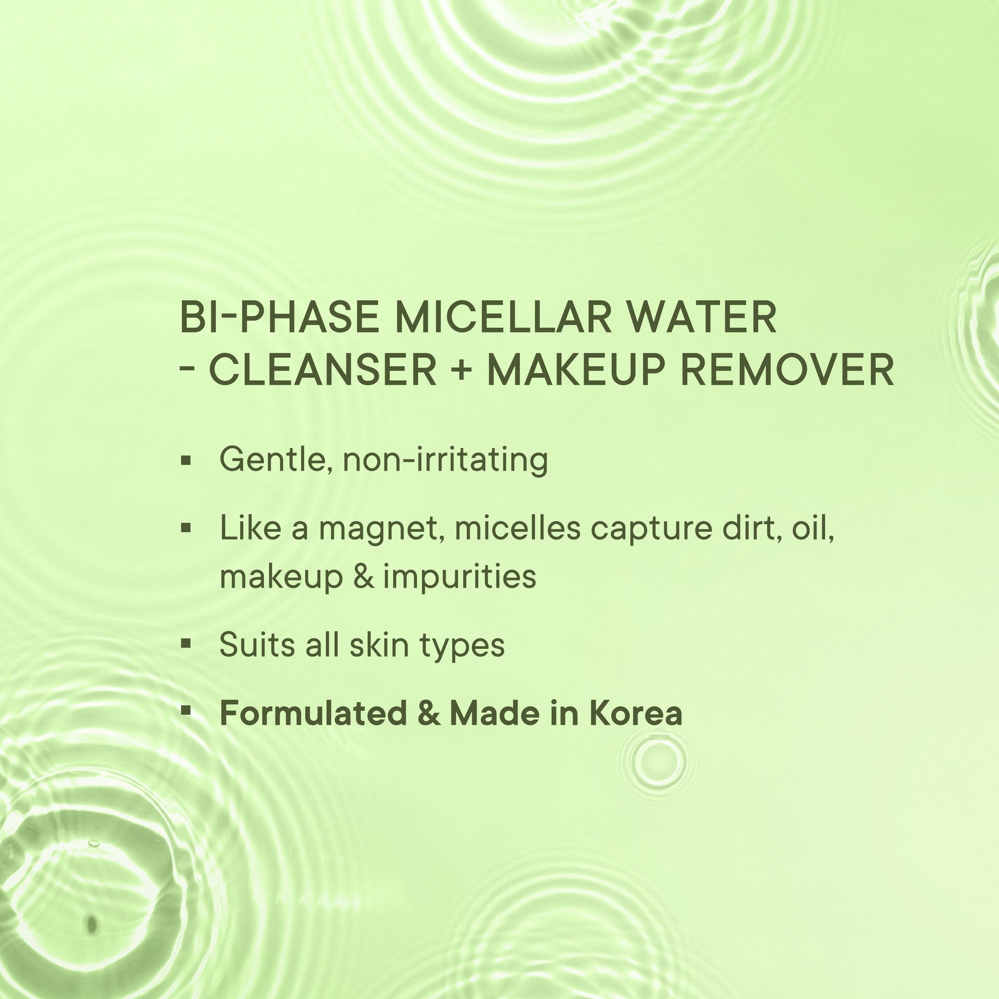 Deep Pore Cleansing Micellar Water with Cica Herb Repair - 145 ML (Bonus)