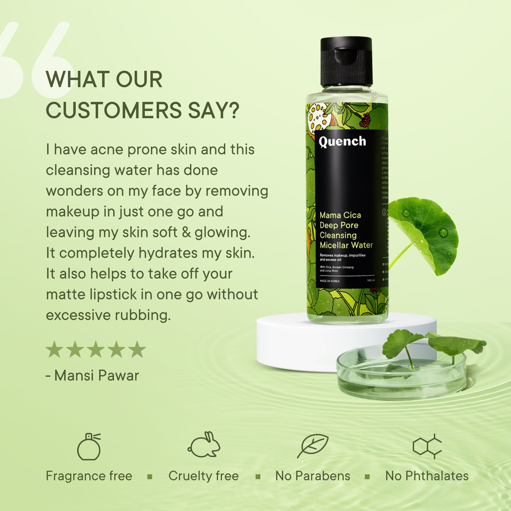 Deep Pore Cleansing Micellar Water with Cica Herb Repair (Pack of 2)