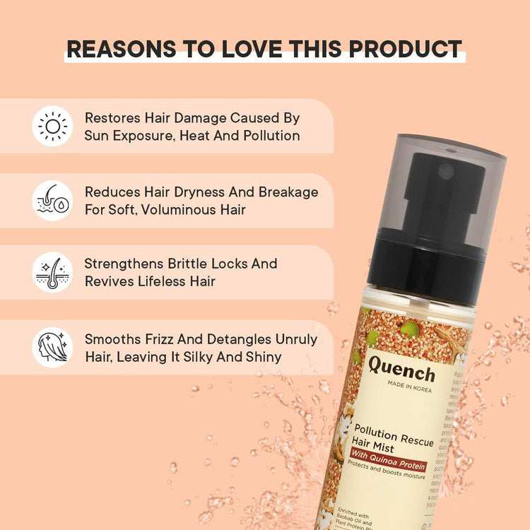 Pollution Rescue Hair Mist with Quinoa Protein - 100ml