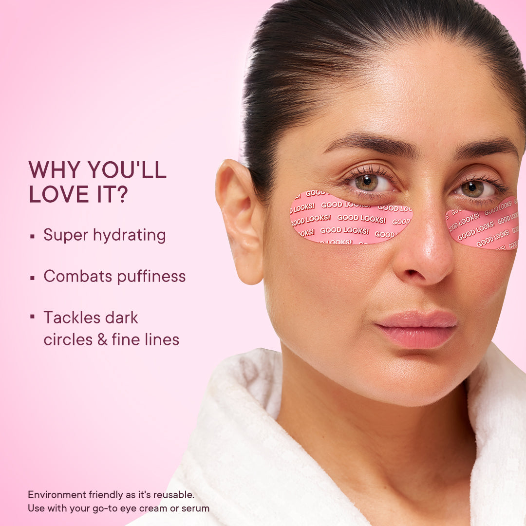 Quench Limited-Edition Reusable Eye Patches - Good Looks!