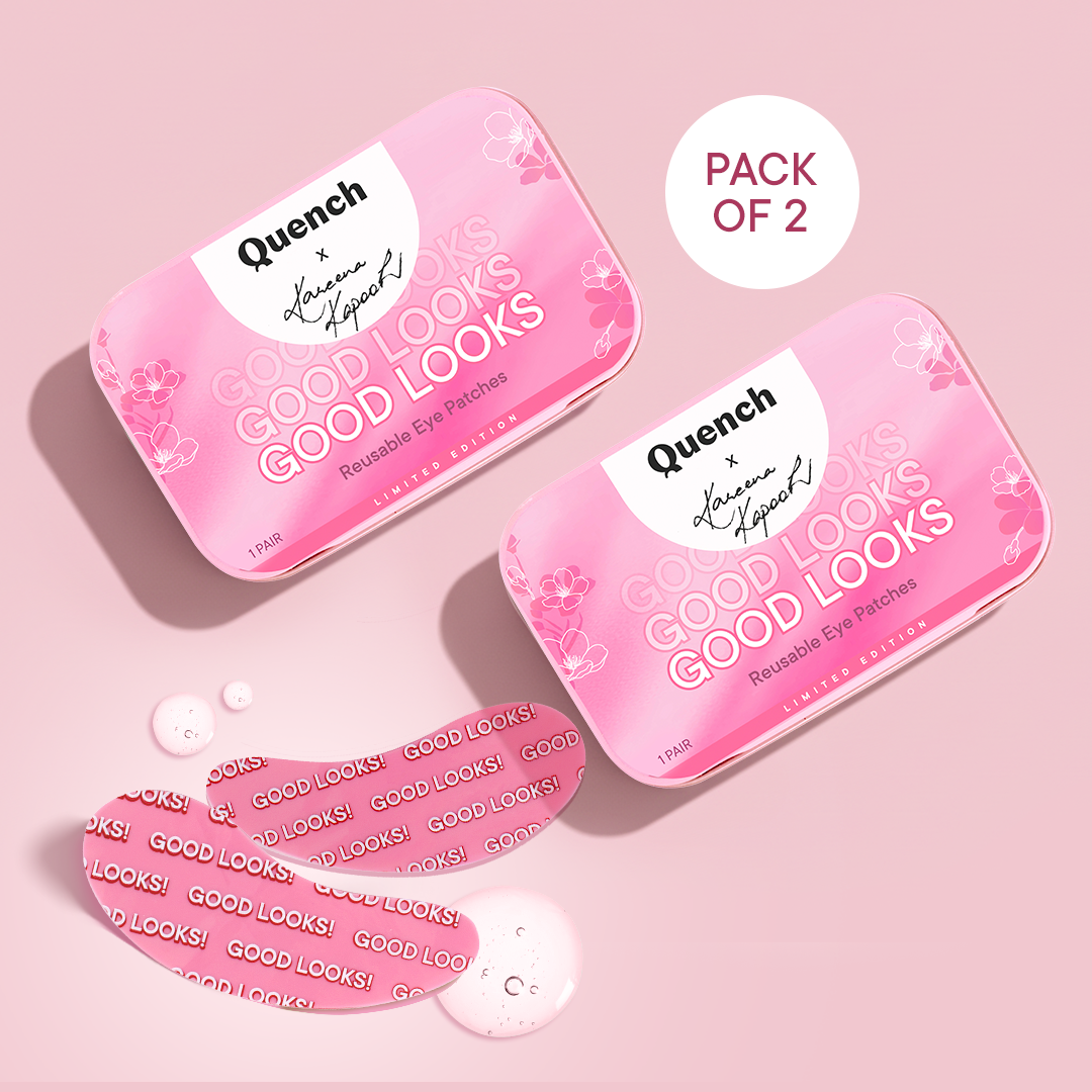 Quench Limited-Edition Reusable Eye Patches - Good Looks!
