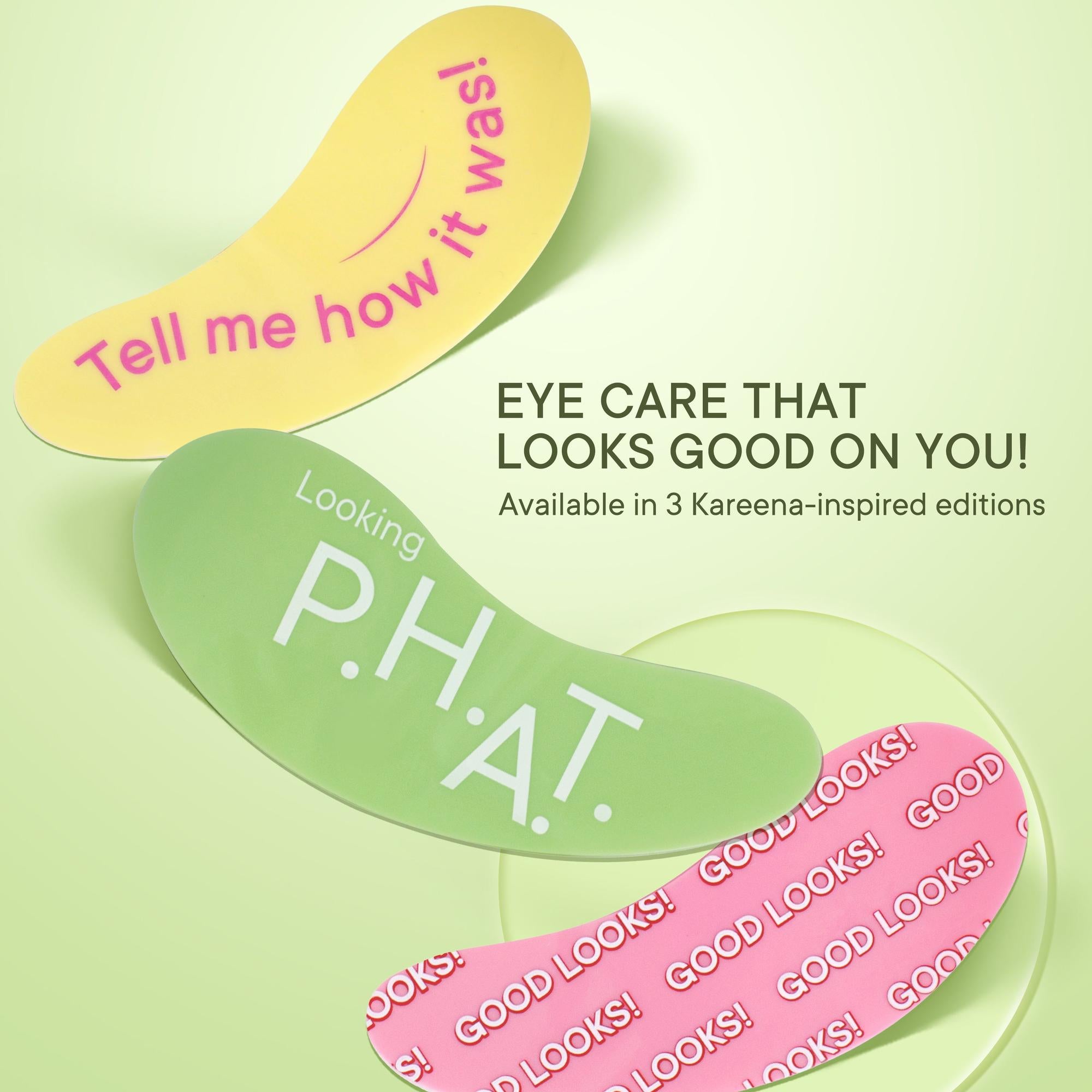 Quench Limited-Edition Reusable Eye Patches - Looking P.H.A.T