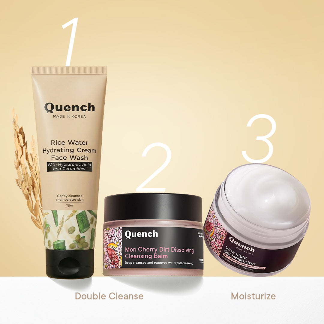 Quench Rice Water Hydrating Cream Face Wash
