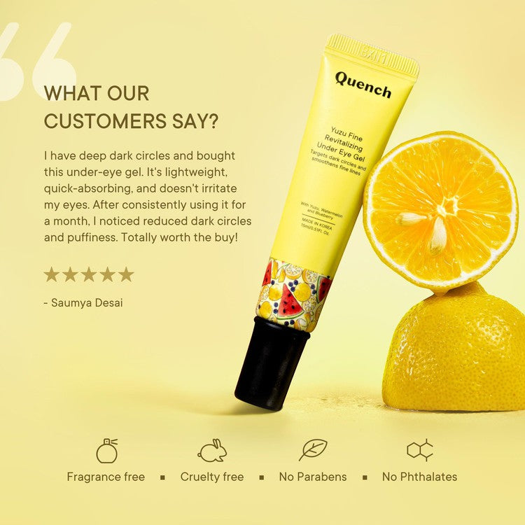 Revitalizing Under Eye Gel with Yuzu Vitamin C - 15 ML (Gift)