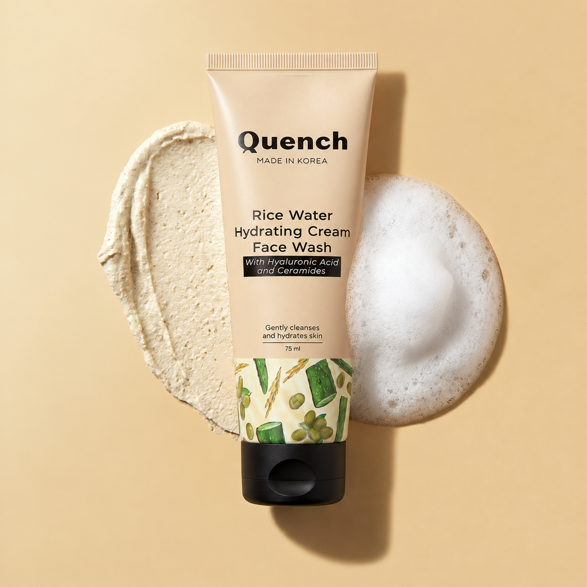 Rice Water Hydrating Cream Face Wash