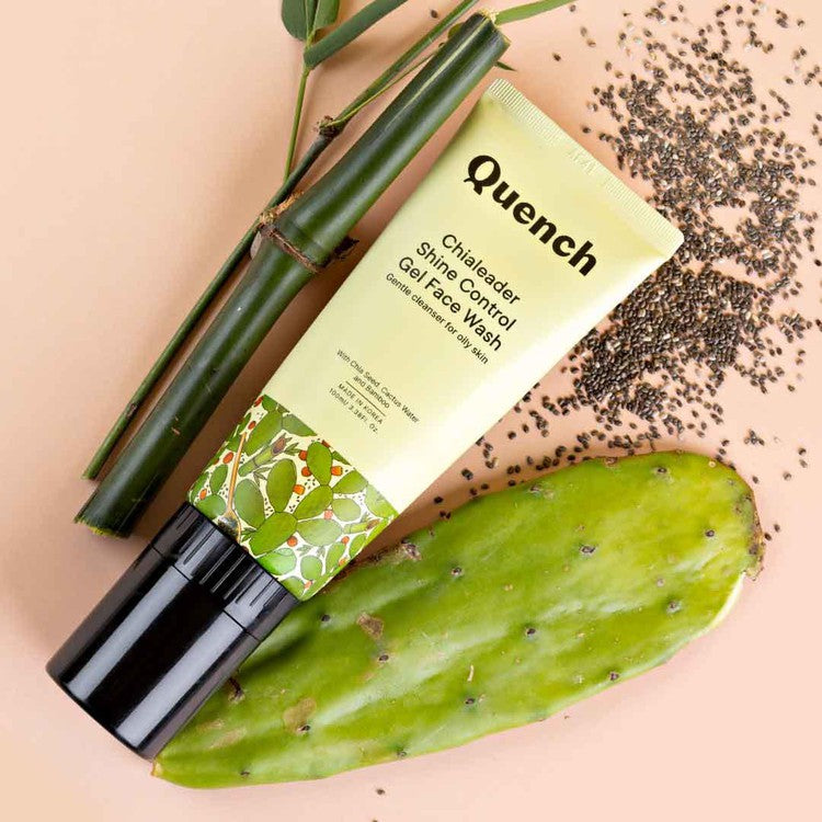 Shine Control Gel Face Wash With Built-in Brush for Deep Cleansing - 100 ML - TEST DEV-X