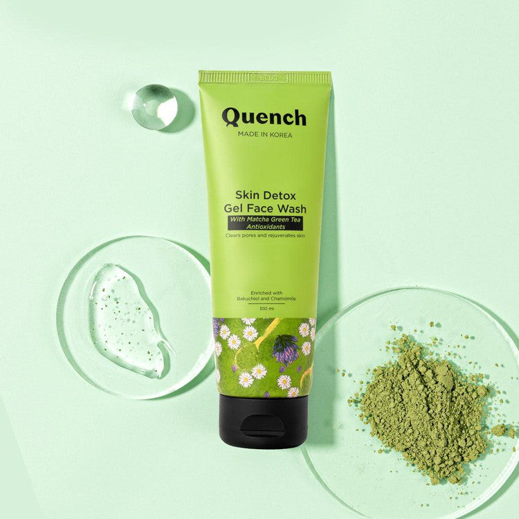 Skin Detox Gel Face Wash with Matcha Green Tea Anti-Oxidants - 100 ML