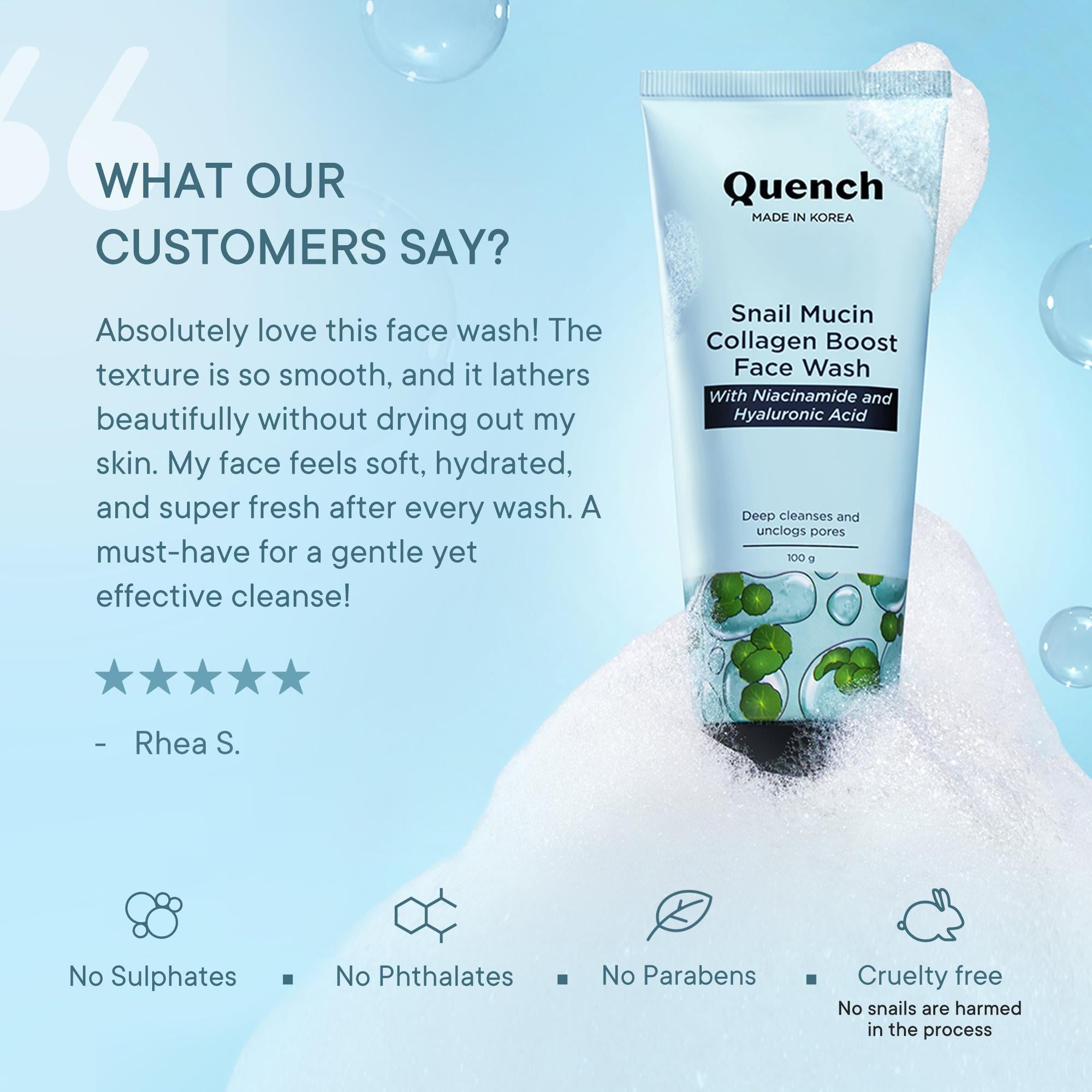 Snail Mucin Collagen Boost Face Wash (GWP)