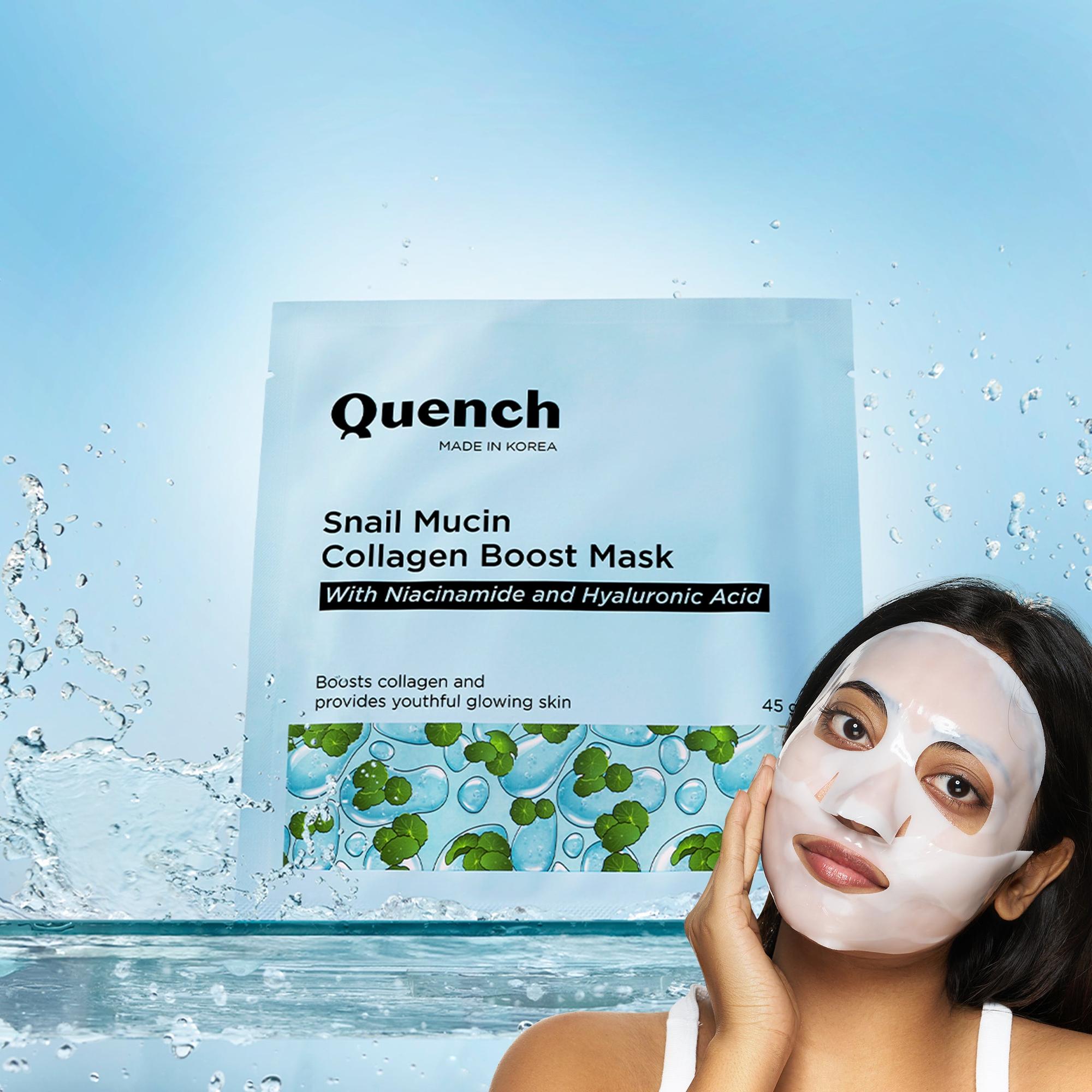 Snail Mucin Collagen Boost Mask (Pack of 5)