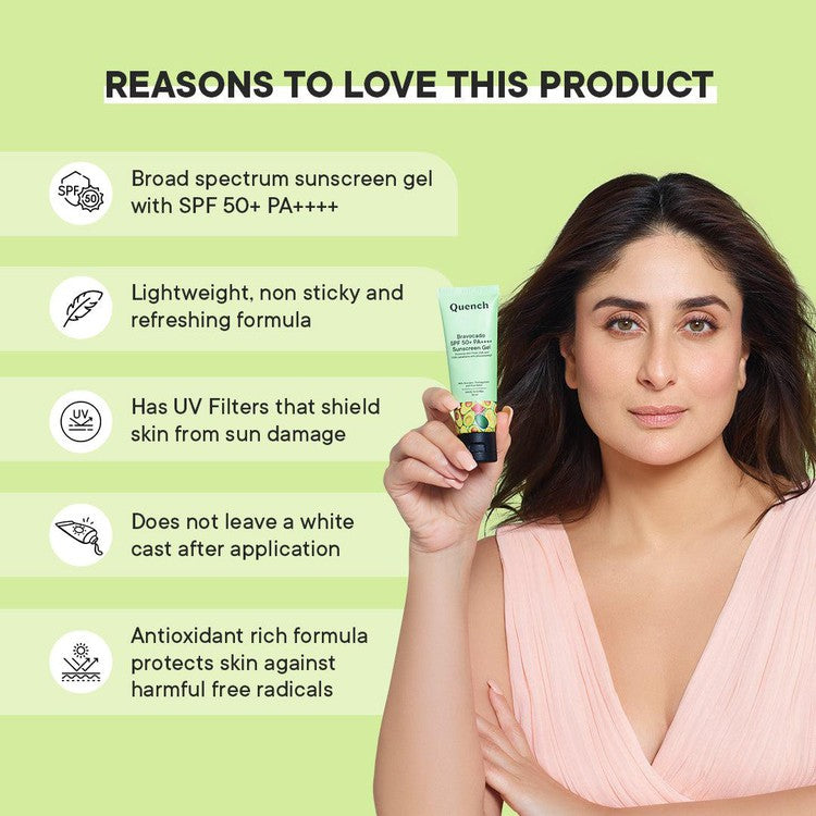 Ultra Light SPF 50+ PA++++ Sunscreen with Avocado Vitamins C & E (Pack of 2)