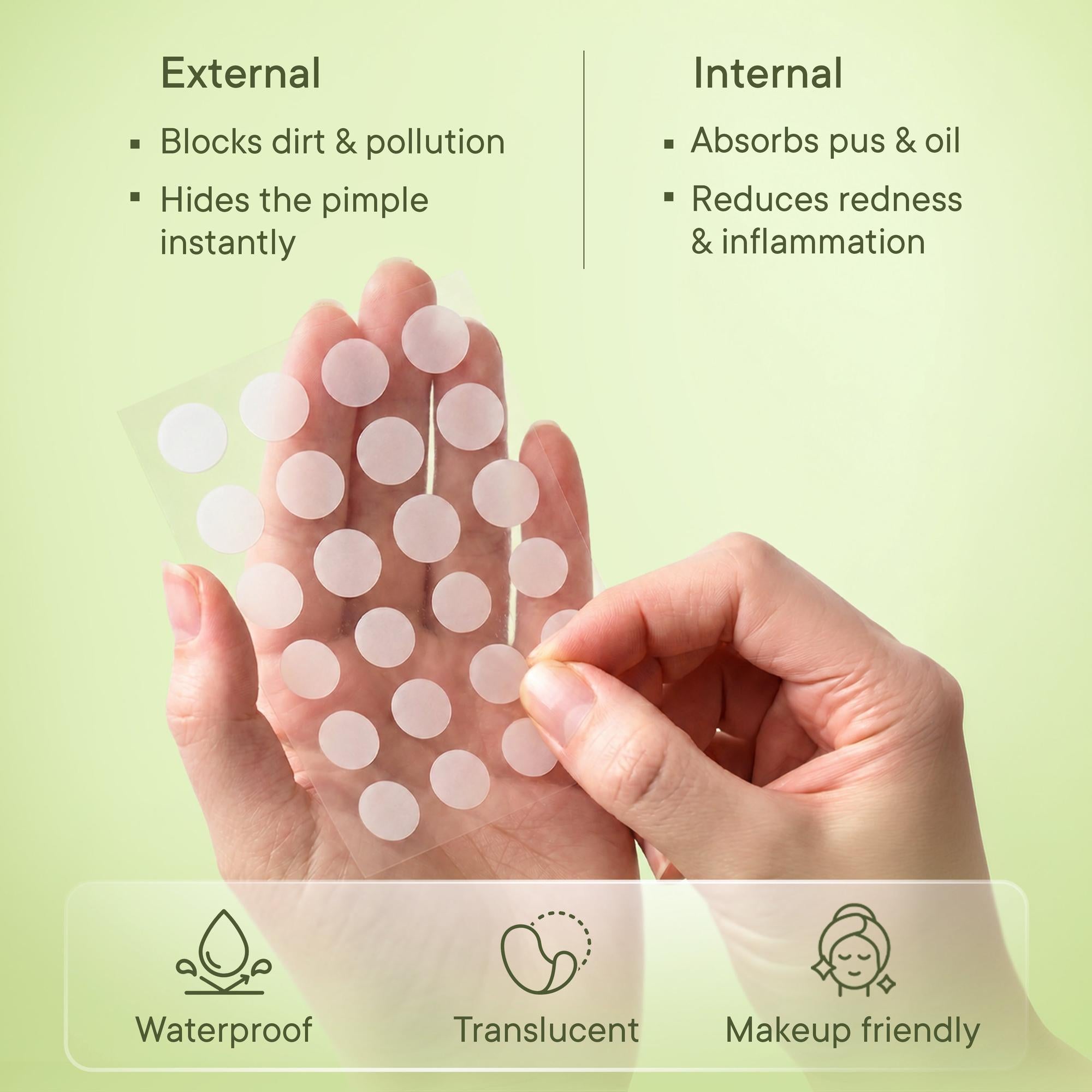 Zit Away Treatment Patches with Cica Herb Repair - 24 PATCHES