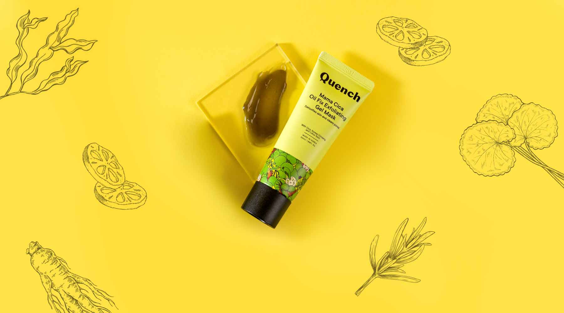 Mama Cica Oil Fix Exfoliating Gel Mask