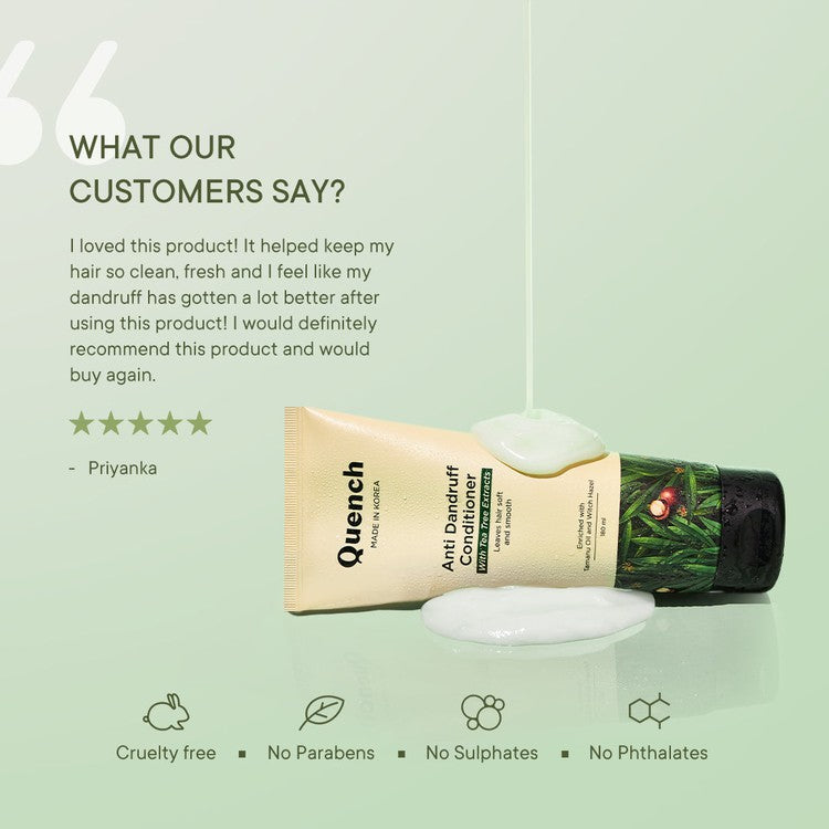 Anti Dandruff Conditioner with Tea Tree Extracts - 180 ML