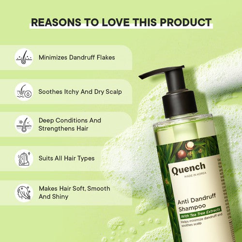 Anti Dandruff Shampoo with Tea Tree Extracts - 250 ML Free (Test)