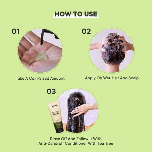 Anti Dandruff Shampoo with Tea Tree Extracts - 250 ML Free (Test)