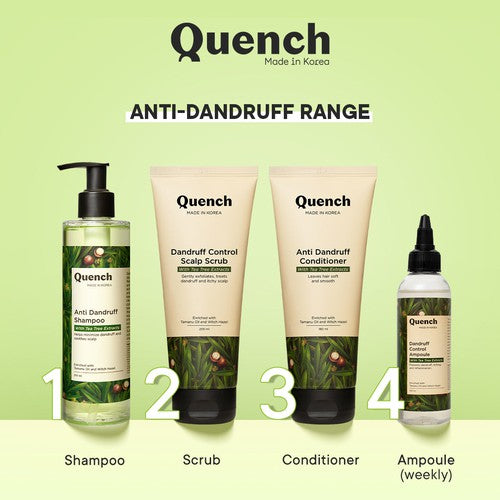 Anti Dandruff Shampoo with Tea Tree Extracts - 250 ML Free (Test)