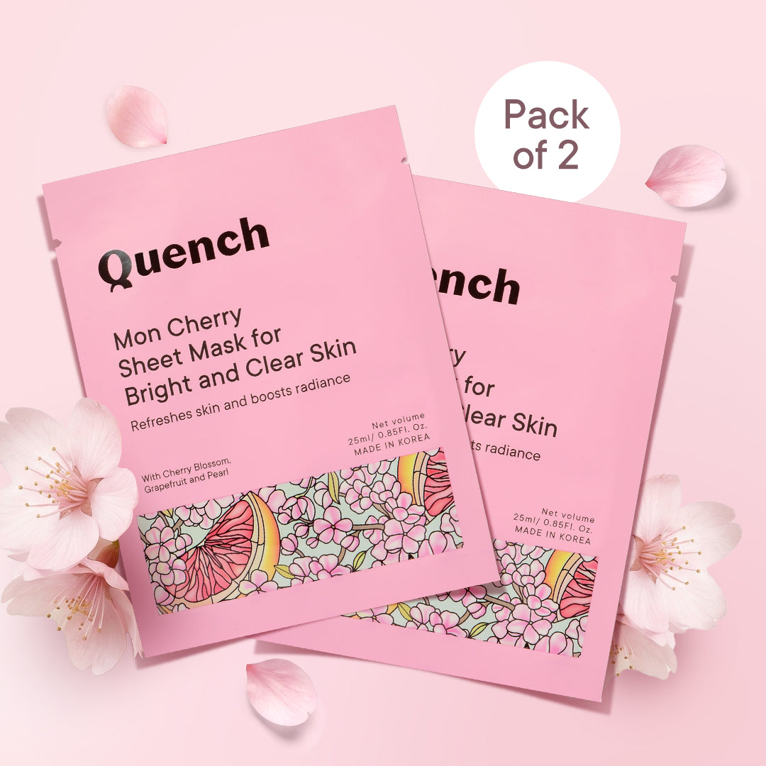 Brightening & Skin Clarifying Sheet Mask with Cherry Blossom Radiance - 25 ML - Pack Of 2