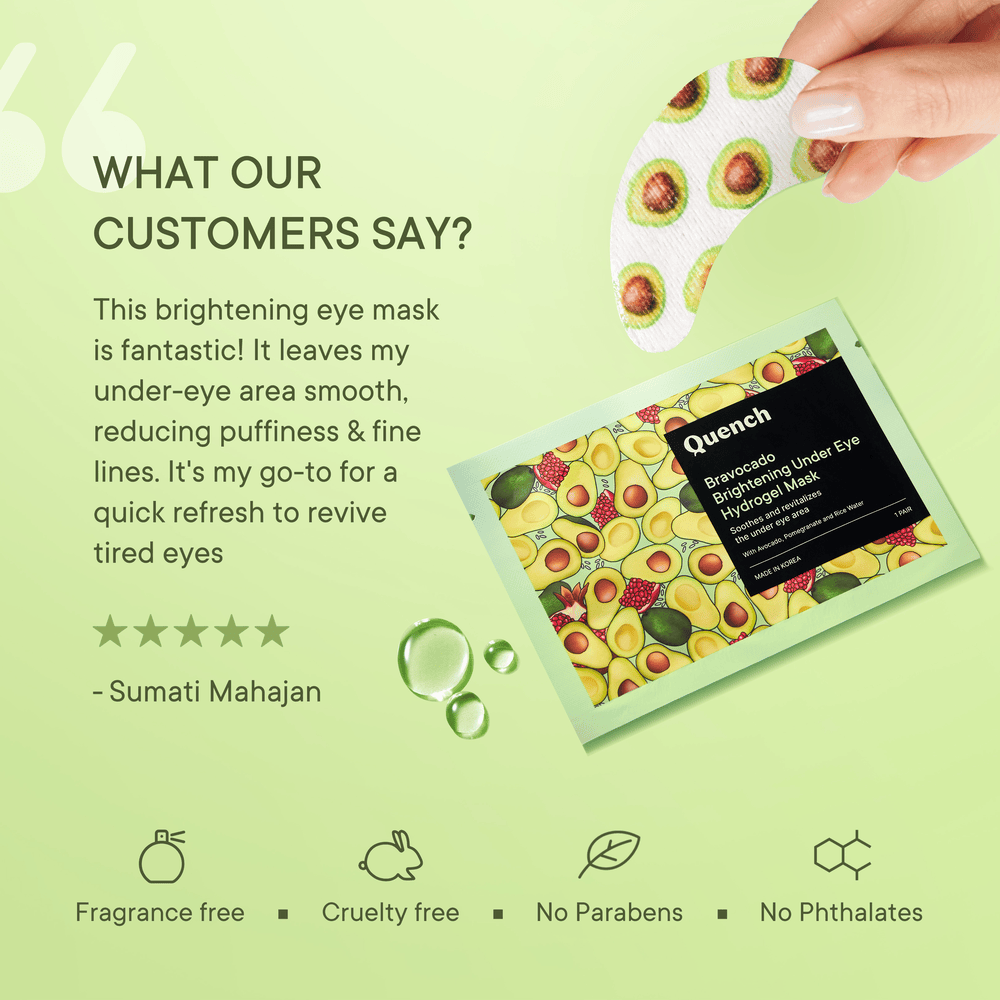 Brightening Under Eye Hydrogel Patch with Avocado Vitamins C & E