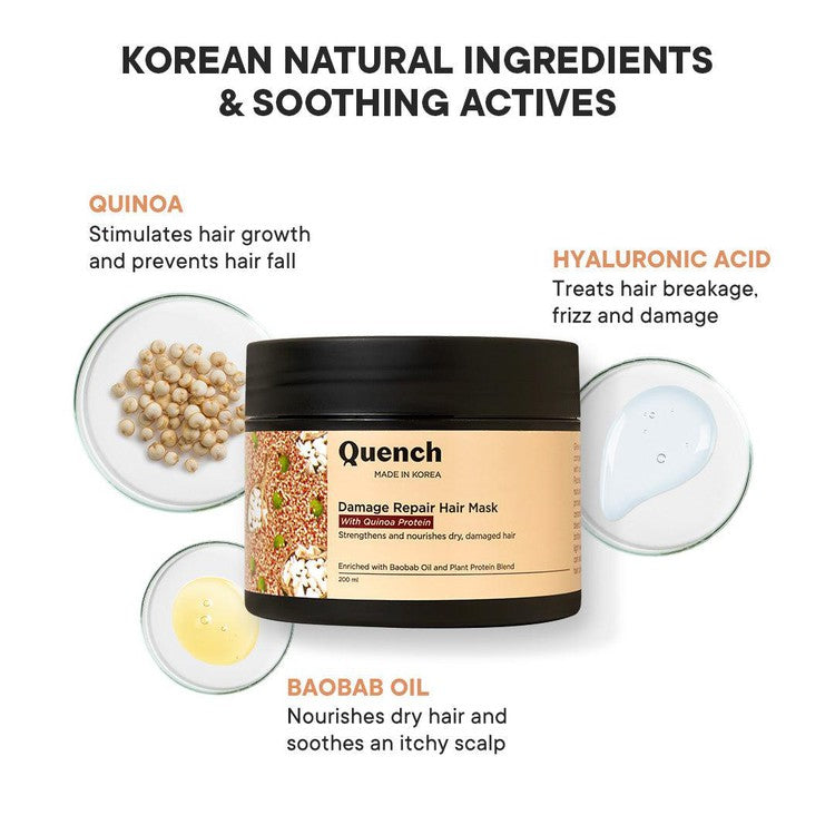 Damage Repair Hair Mask with Quinoa Protein - 200 ML