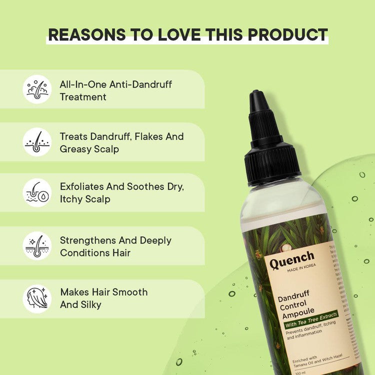 Dandruff Control Ampoule with Tea Tree Extracts - 100 ML