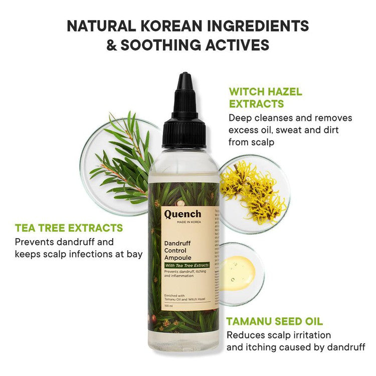 Dandruff Control Ampoule with Tea Tree Extracts - 100 ML
