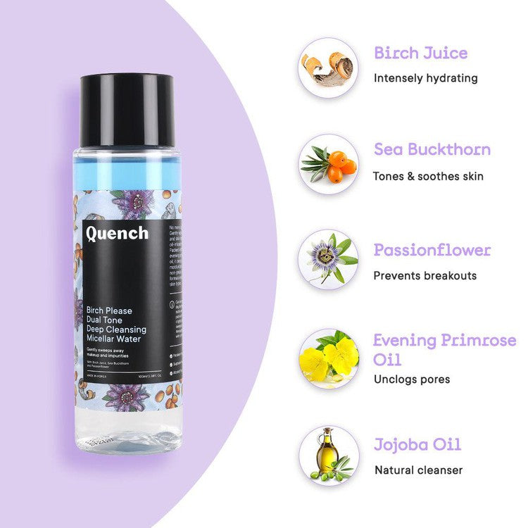 Deep Cleansing Micellar Water with Birch Juice Enzymes - 100 ML