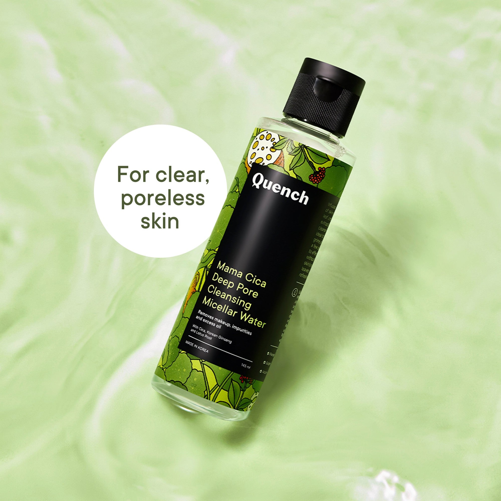 Deep Pore Cleansing Micellar Water with Cica Herb Repair - 145 ML (Bonus)