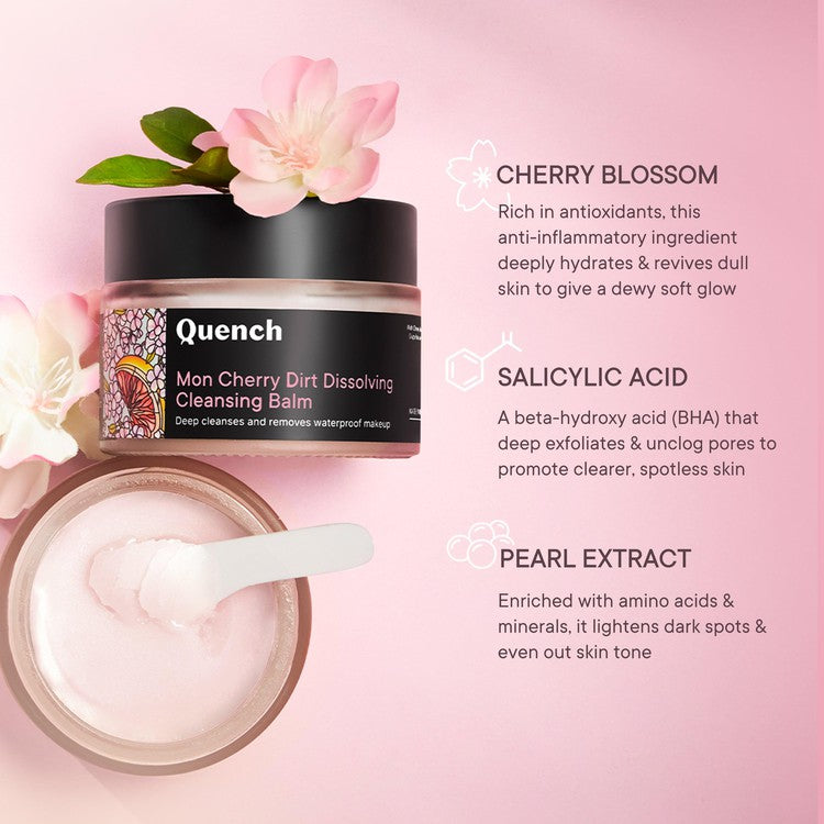 Dirt Dissolving Daily Cleansing Balm with Cherry Blossom Radiance (Gift)