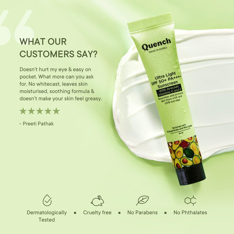 (Mini) Ultra Light SPF 50+ PA++++ Sunscreen with Avocado Vitamins C & E