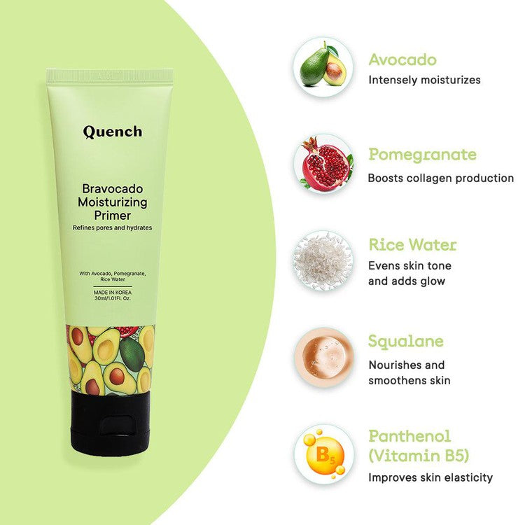 Moisturizing Primer with Avocado Vitamins C & E - 30 ML