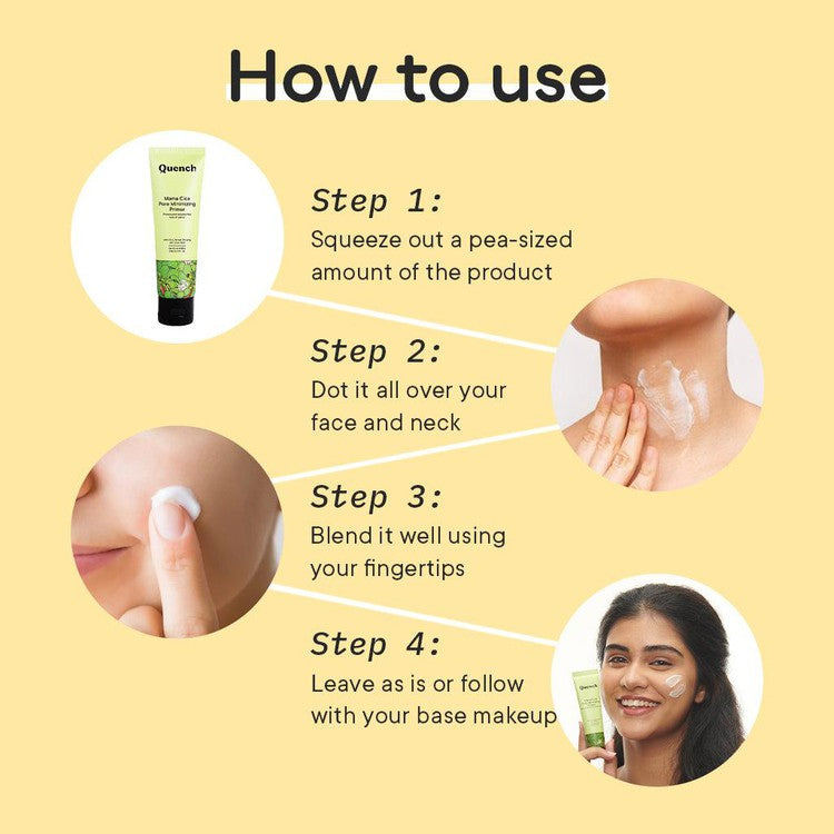 Pore Minimizing Primer with Cica Herb Repair - 30 ML