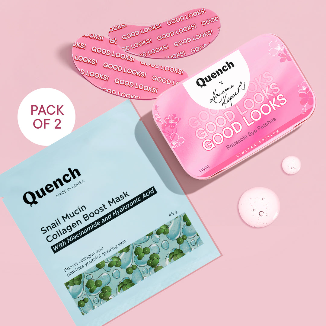Quench Kareena’s Eye Patches - Good Looks! & Collagen Boost Duo