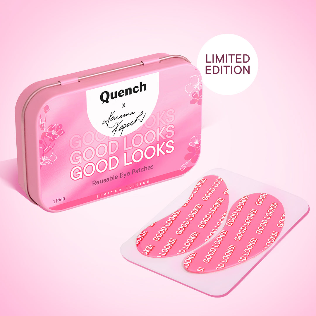 Quench Limited-Edition Reusable Eye Patches - Good Looks!