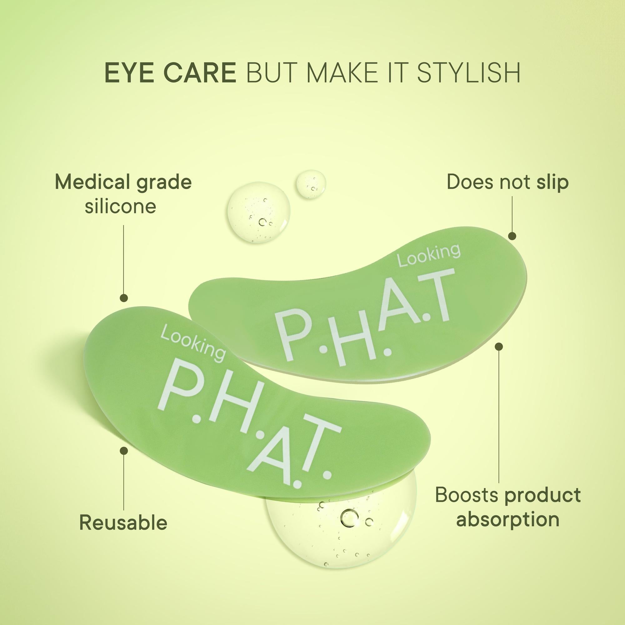 Quench Limited-Edition Reusable Eye Patches - Looking P.H.A.T