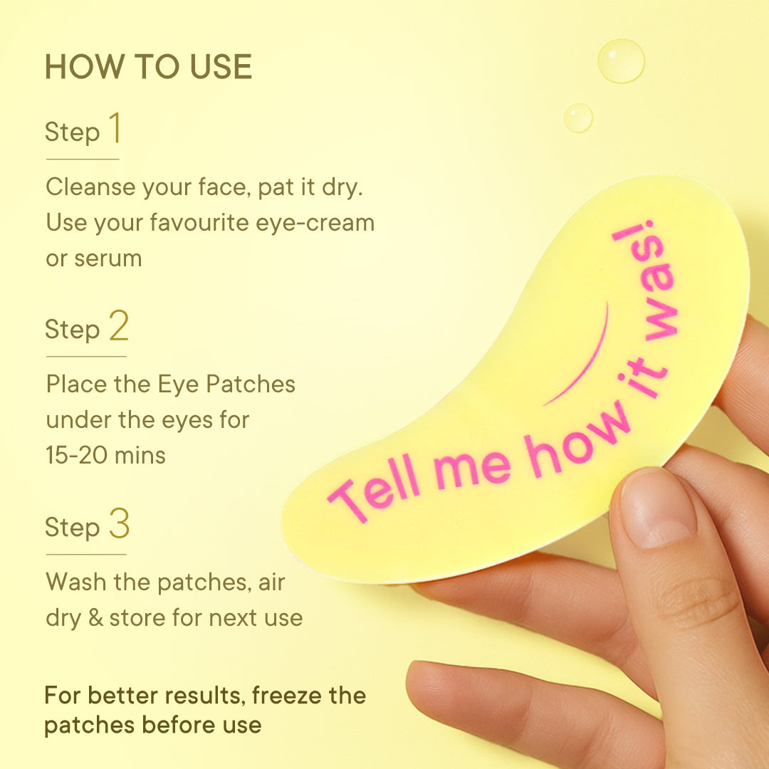 Quench Limited-Edition Reusable Eye Patches - Tell me how it was!