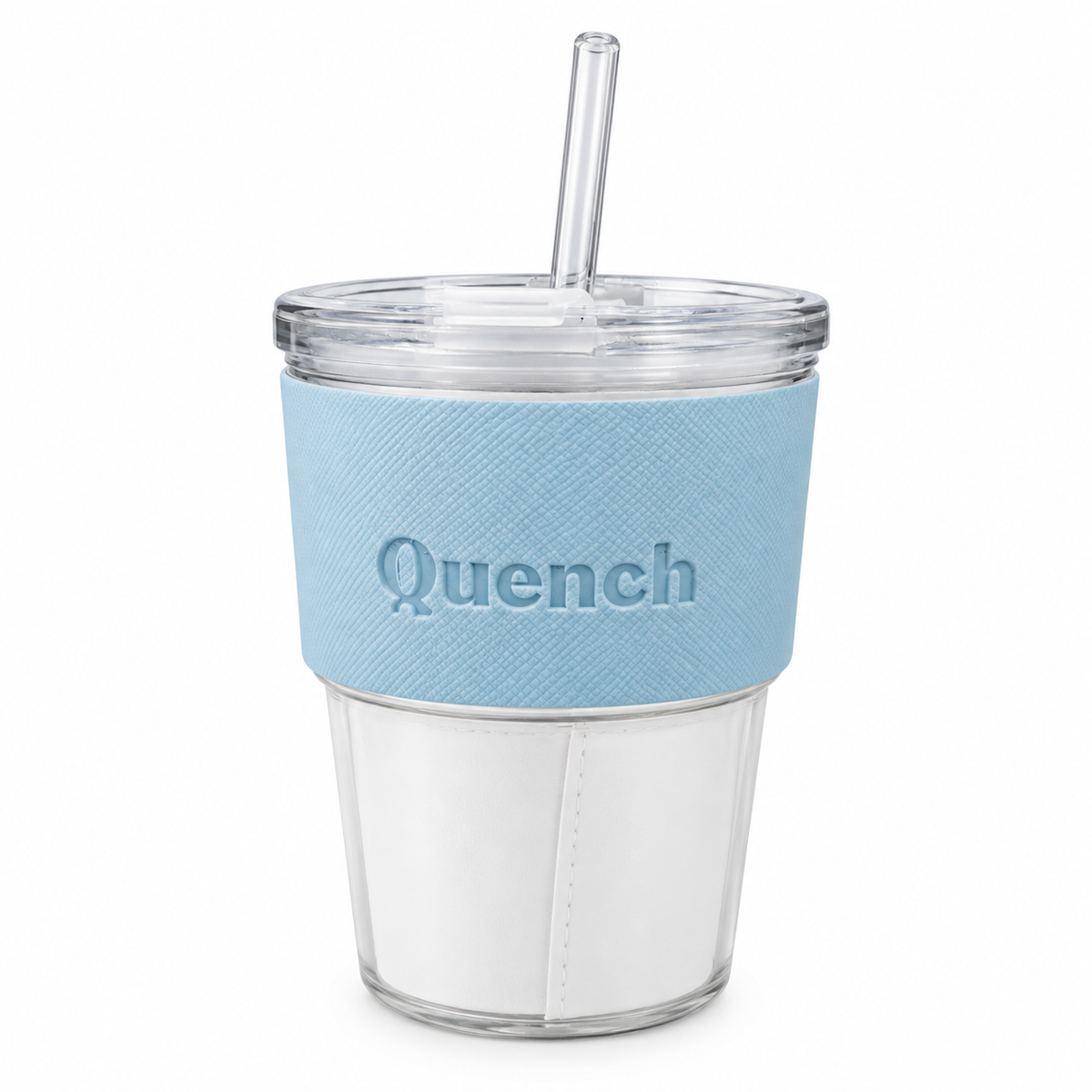 Quench Snail Mucin Glass Tumbler (Blue)